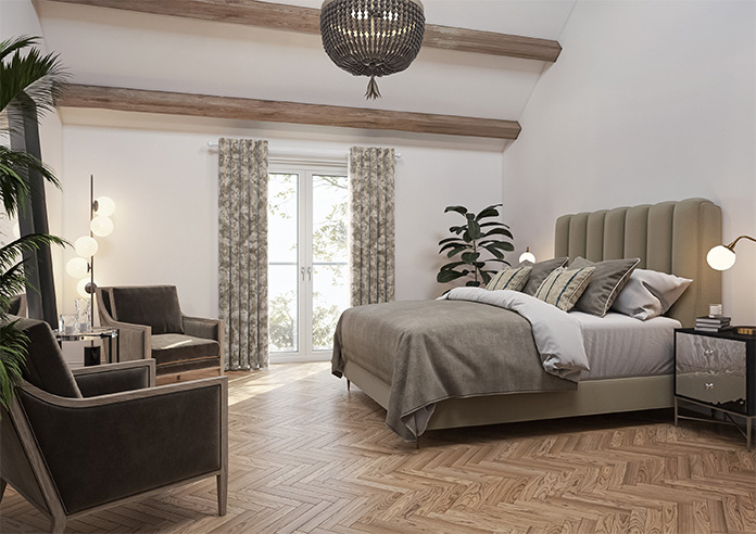 Cyrus Crushed Velvet, Latte - Made to Measure Curtains - Image 8